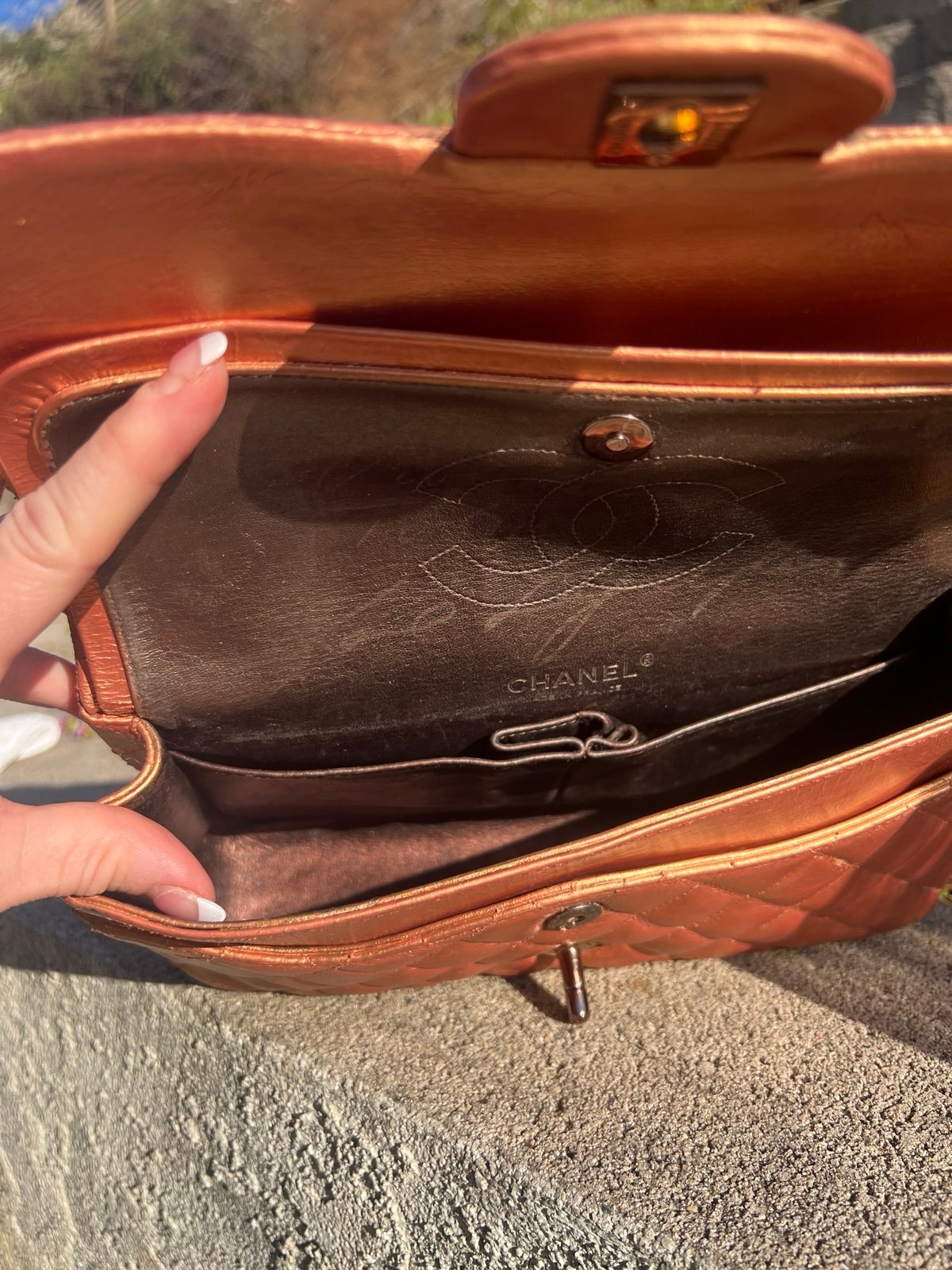 CHANEL Medium Double Flap Bag, Rare Iridescent Edition