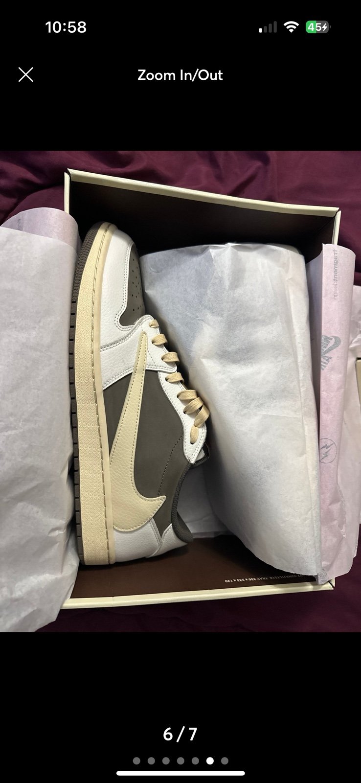 Jordan 1 high X travis Scott mocha