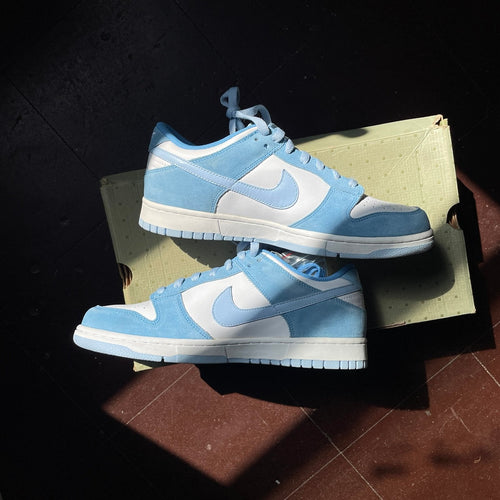 2007 RARE NIKE DUNK LOW NKE 6.0 ICE BLUE W VINTAGE stussy supreme brazil doom