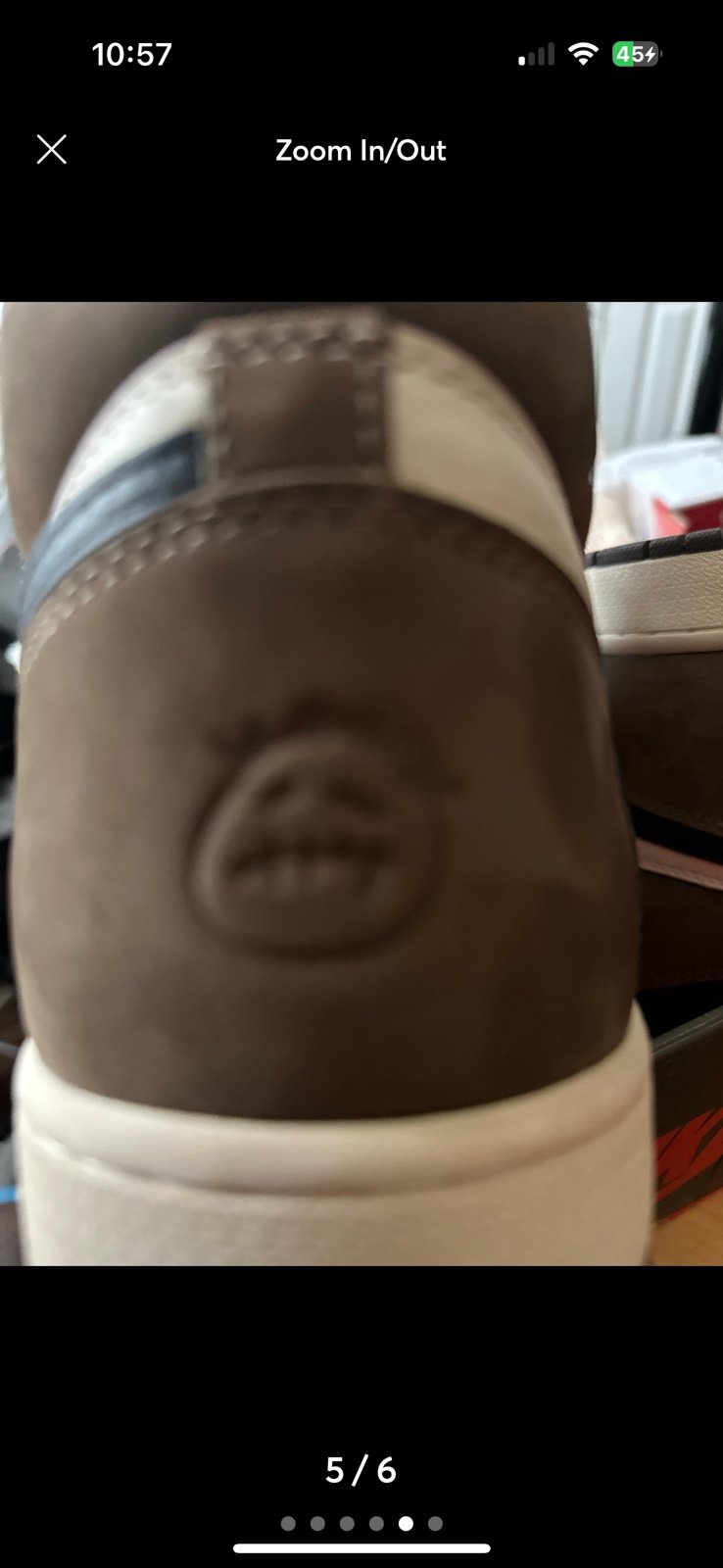 Jordan 1 high X travis Scott mocha