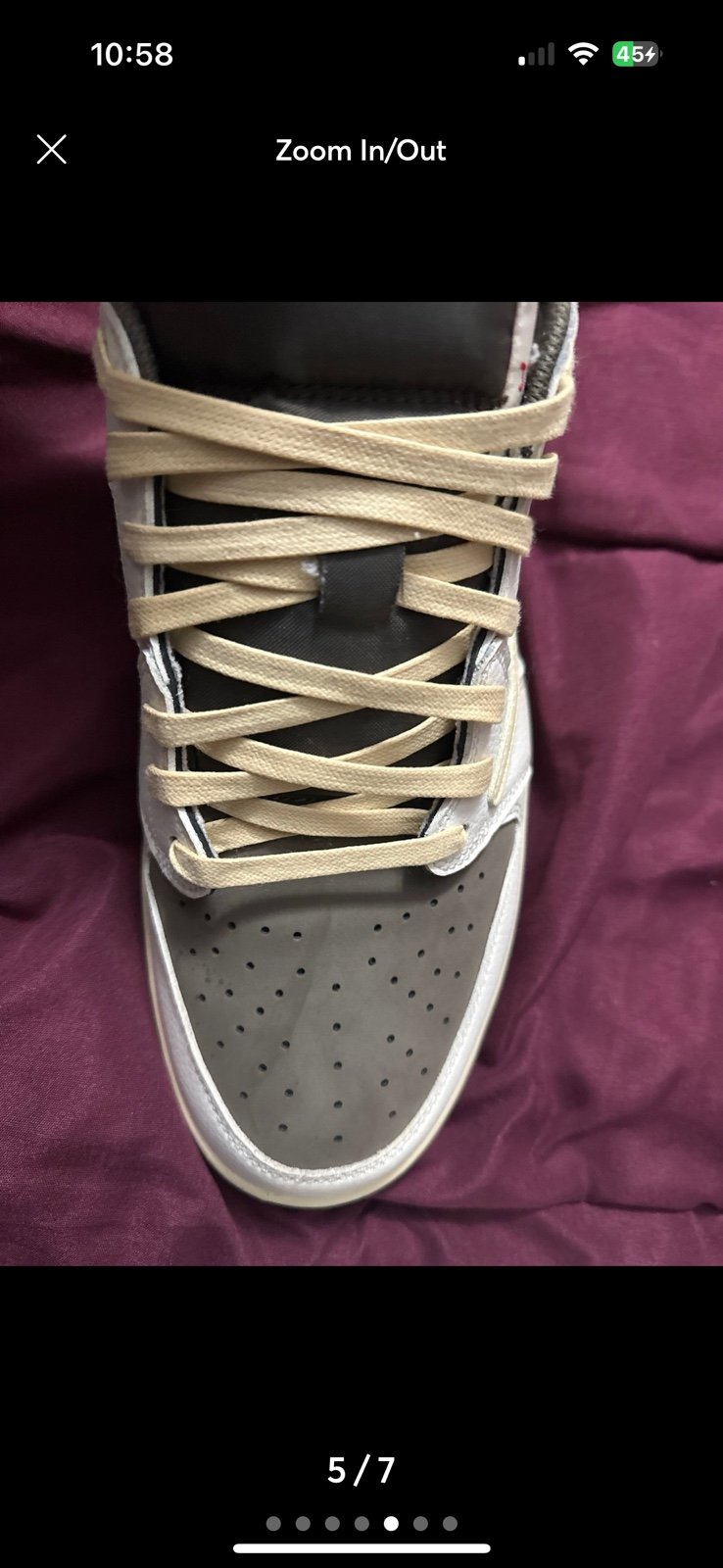 Jordan 1 high X travis Scott mocha