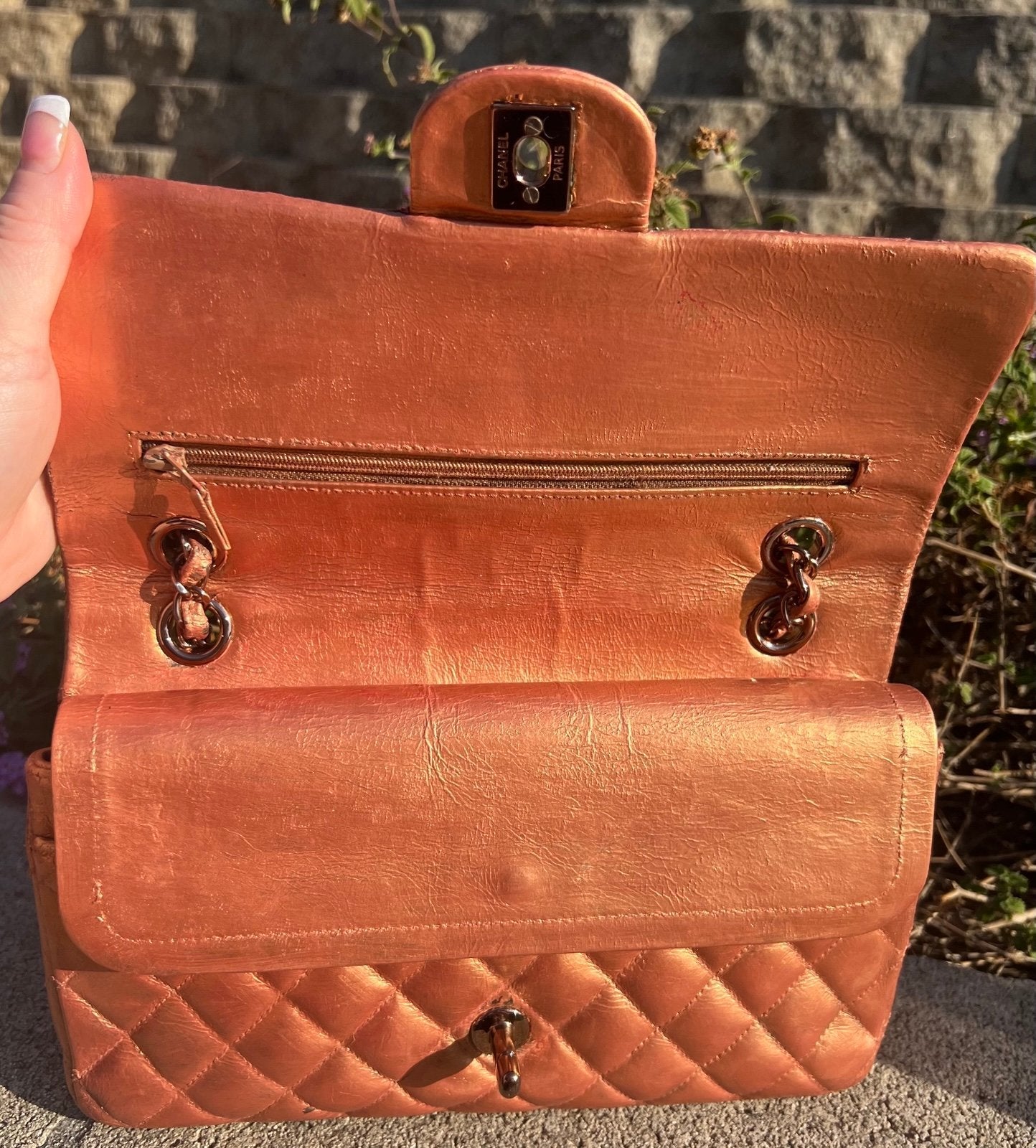 CHANEL Medium Double Flap Bag, Rare Iridescent Edition