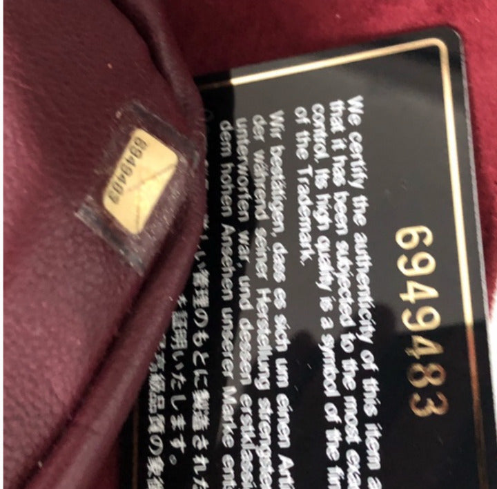 CHANEL Vintage Red Suede Flap Handbag