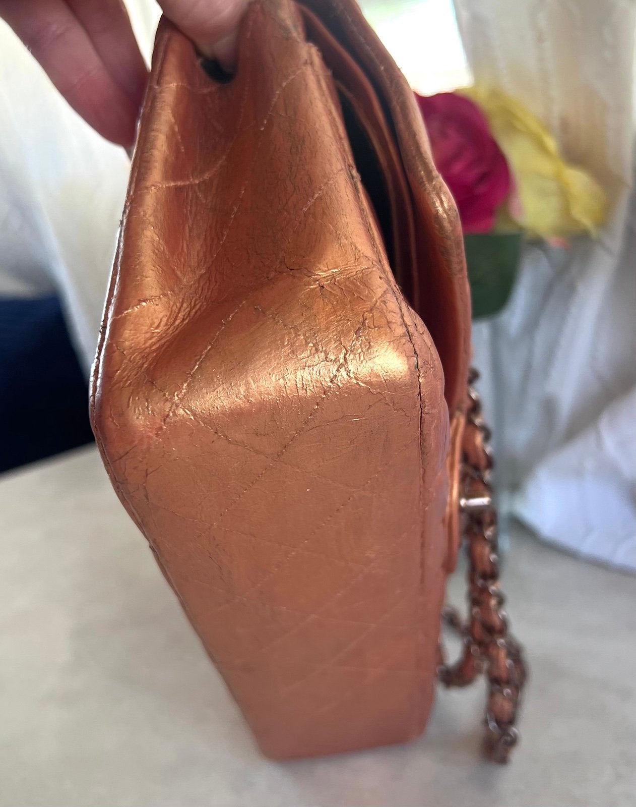 CHANEL Medium Double Flap Bag, Rare Iridescent Edition
