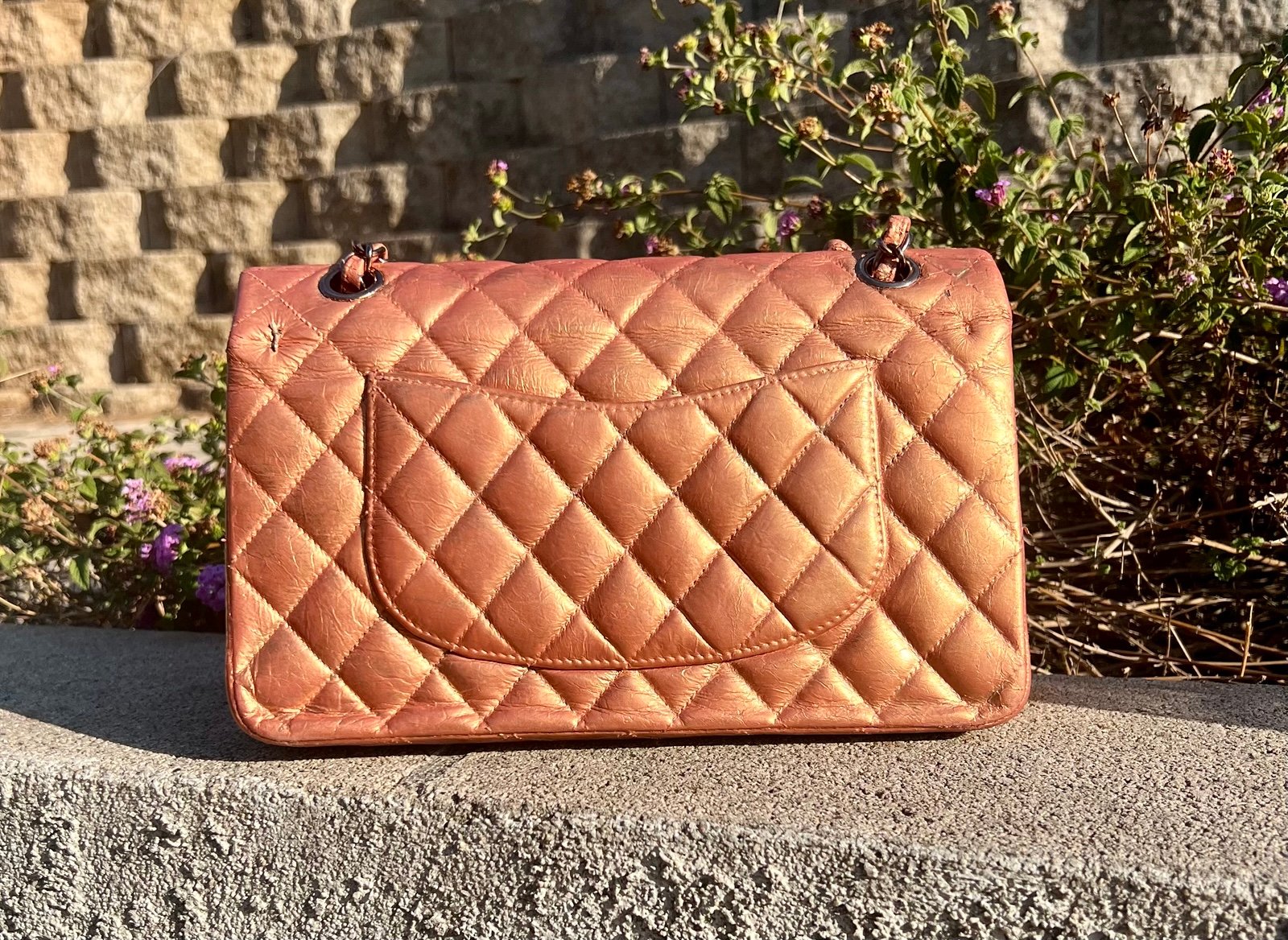 CHANEL Medium Double Flap Bag, Rare Iridescent Edition